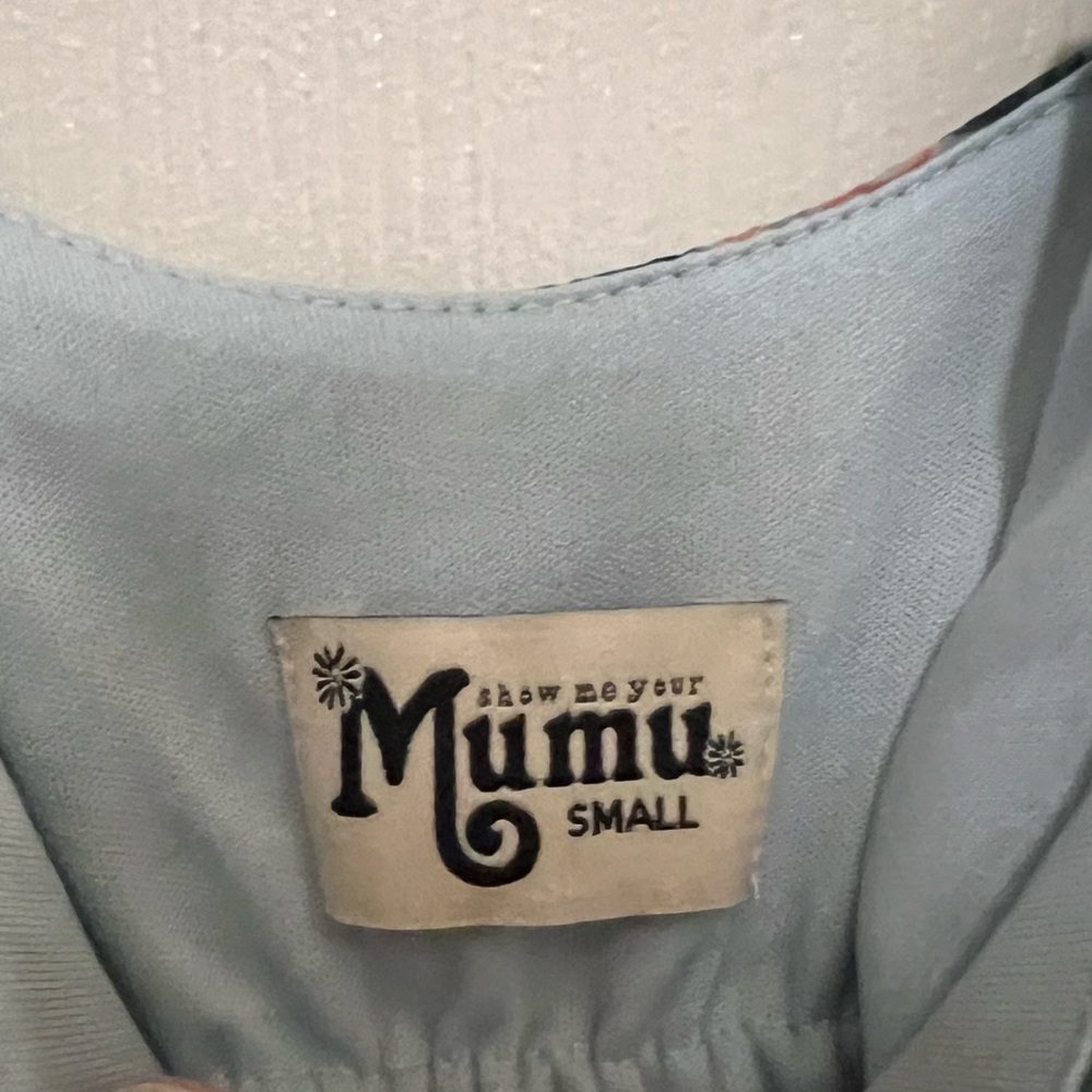 Show Me Your MuMu Caitlin Ruffle Maxi Dress in Hanalei Dream - Picture 5 of 6